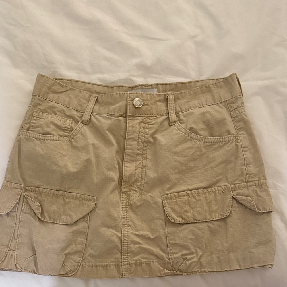 Zara Beige Mini Skirt